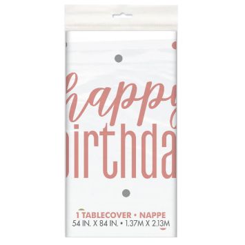 nappe-glitz-rose-gold-decoration-table-anniversaire | jourdefete.com