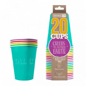 20 Gobelets en Carton - Beer Pong - Summer Pack