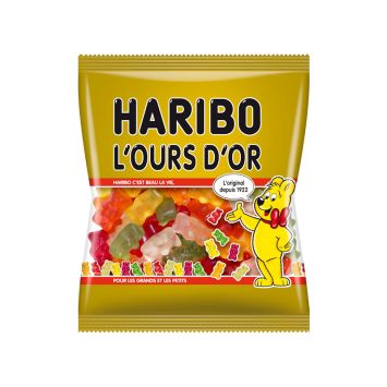 Sachet de bonbons gélifiés - L'ours d'or - HARIBO - 120 g