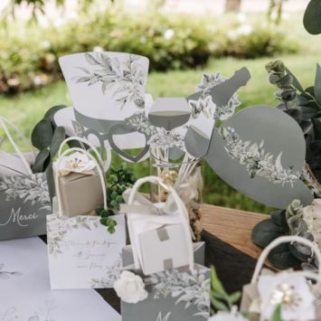 Kit Photobooth FSC® - 11 pièces - Collection Greenery