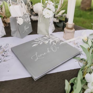 Livre d'or de 68 pages FSC® - 22 x 19,5 cm - Collection Greenery