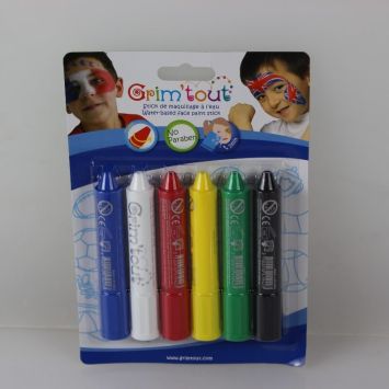 Pack 6 sticks de maquillage Grim'tout