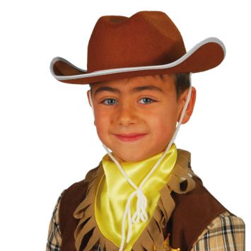 Chapeau Cow-Boy Marron Enfant