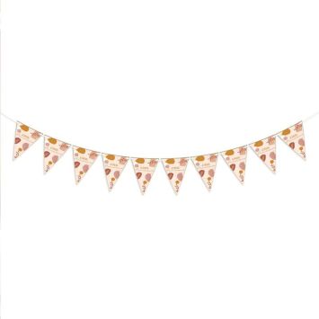 Guirlande à fanions - Joyeux Anniversaire - Collection Terracotta | jourdefete.com