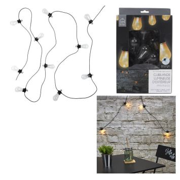 Guirlande lumineuse ampoules extérieure - Blanc Chaud - 5 m