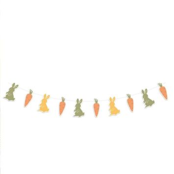 Guirlande de lapins - Joyeuses Pâques | jourdefete.com