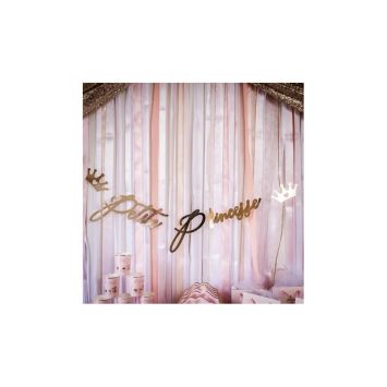 Guirlande Petite Princesse - Métal Or - Princesse Rose & Or - 165 cm