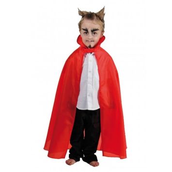 Cape Taffetas 85 cm Enfant - Rouge 