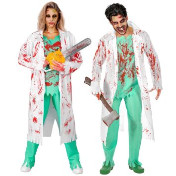Déguisement de Chirurgien Zombie pour adulte - Taille XXL