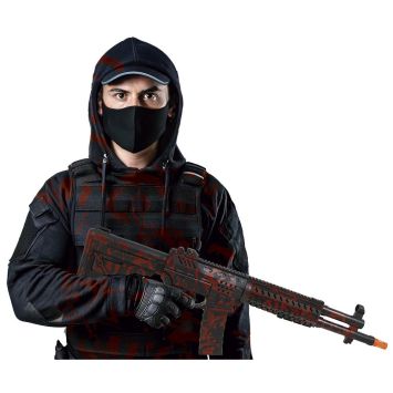 Mitrailleuse sanglante d'Halloween - 68 cm