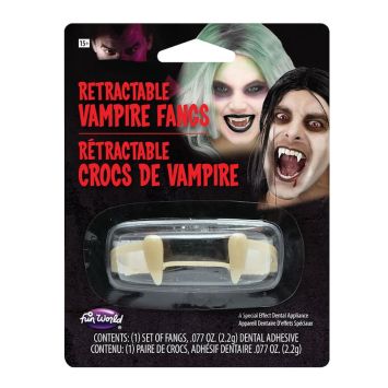 Des dents de vampire rétractables pour Halloween | jourdefete.com
