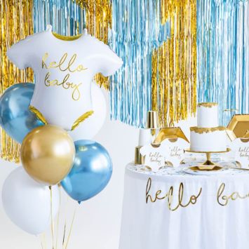 Ballon en aluminium - Hello Baby - 45 x 67 cm