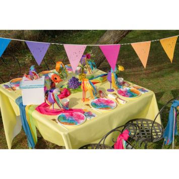 Banderole de 7 fanions - 3 m - Collection Holi