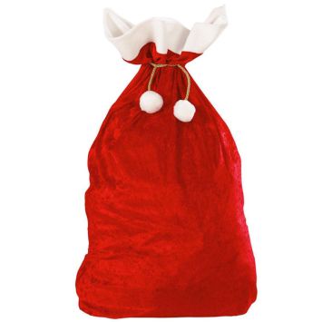 Hotte du Père Noël Rouge - Sac à Jouets