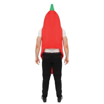 Déguisement humoristique de Piment Rouge pour adulte - Taille unique