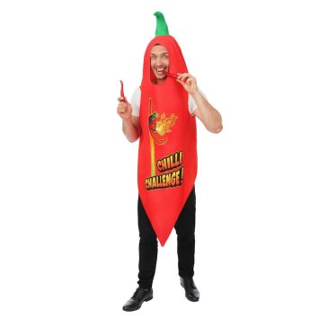 Déguisement humoristique de Piment Rouge pour adulte - Taille unique