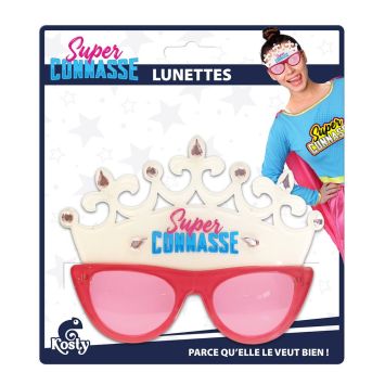 Paire de lunettes humoristique - Super Connasse