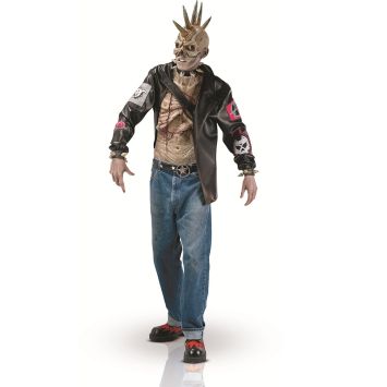 Déguisement de Zombie Punk - Taille Unique
