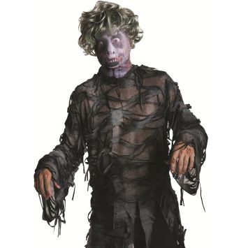 Cagoule Zombie avec Perruque