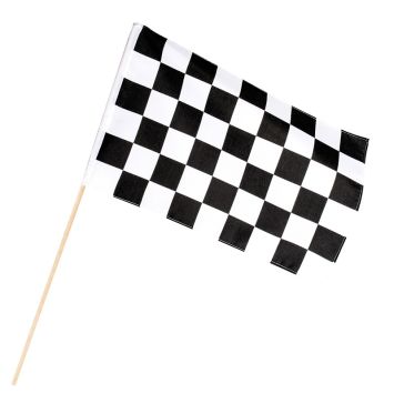 Drapeau de Course Damier Noir et Blanc