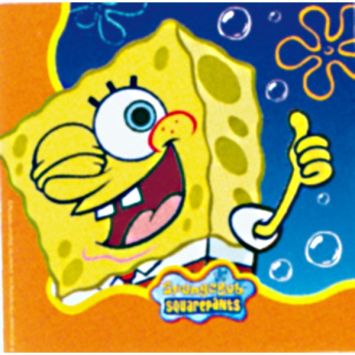 Serviettes Anniversaire Bob l'Eponge