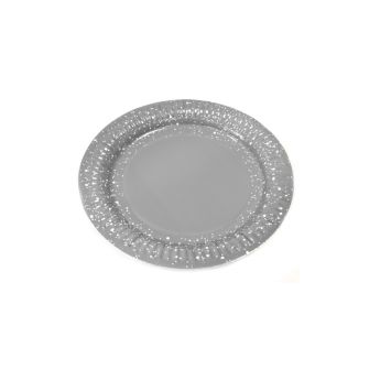 6 Assiettes "Festive" - Gris