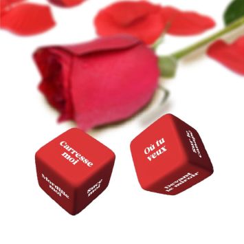 Jeu de dés coquins - Saint-Valentin - Collection Chéri Chérie