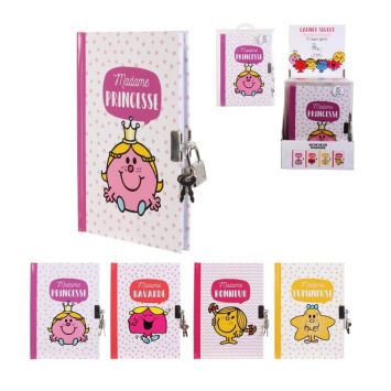 journal intime avec cadenas Monsieur Madame™ madame au choix | jourdefete.com