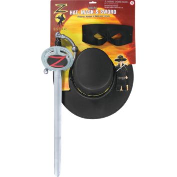 Kit Déguisement Zorro licence Enfant