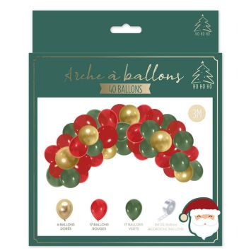 Une arche à ballons parfaite pour votre déco de Noël | jourdefete.com