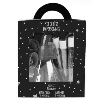 Kit Cotillons 10 personnes - Couleur au choix