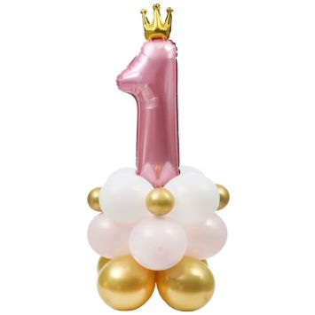 Un splendide ballon rose pour un anniversaire de petite fille | jourdefete.com