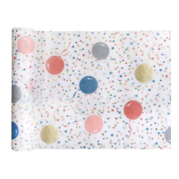 chemin-table-anniversaire-enfant-ballon-confetti|jourdefete.com