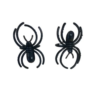 30 araignées en plastique 