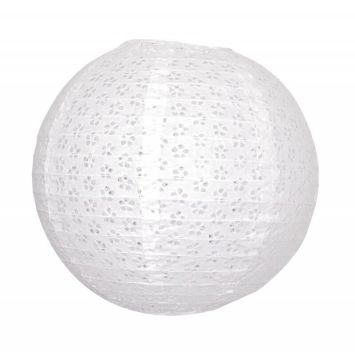 lanterne japonaise dentelle 50 cm | jourdefete.com
