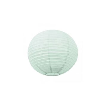 Lanterne Japonaise en Papier Vert Menthe - 15 cm