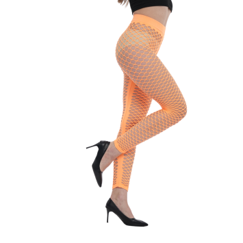 Legging en résille fluo - Couleur au choix