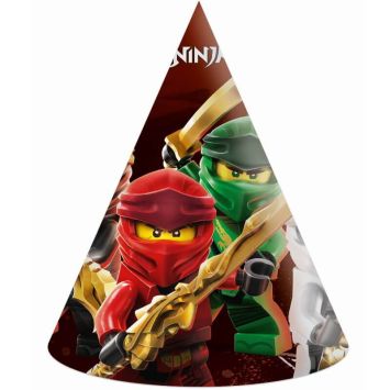 6 chapeaux pointus en carton FSC lego ninjago | jourdefete.com