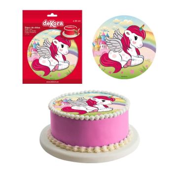 Disque en Azyme Licorne - 20 cm