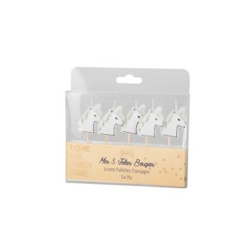 bougies-licorne-pic-gateau-anniversaire | jourdefete.com