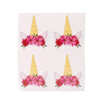 Planche de 10 stickers licorne | jourdefete.com