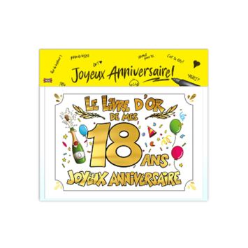 livre-or-anniversaire-18ans | jourdefete.com