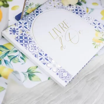 Livre d'or de 68 pages - 22 x 19 cm - Collection Dolce Vita