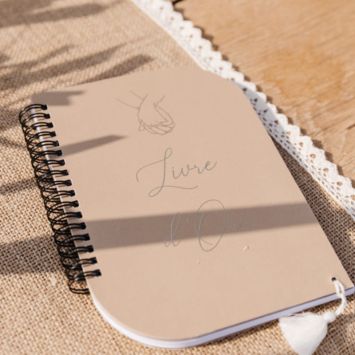 Livre d'or de 68 pages FSC® - 14,5 x 20,5 cm - Collection Bella Terra