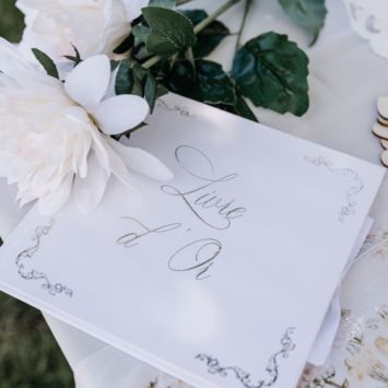 Livre d'or de 68 pages FSC® - 22 x 19 cm - Collection Vintage