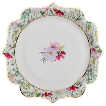 Lot de 10 assiettes - 21 x 21 cm - Pâques | jourdefete.com