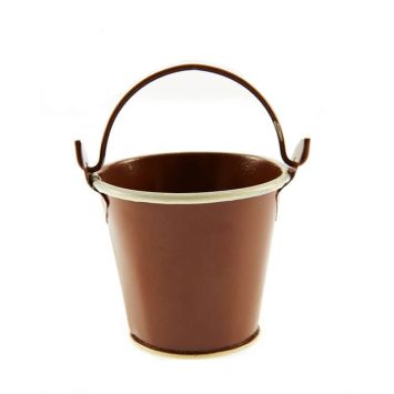 Seau pour confiseries - Couleur Chocolat | jourdefete.com