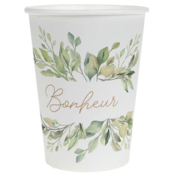 Lot de 10 gobelets - 27 cl - Ô Bonheur | jourdefete.com