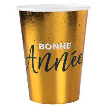 gobelet doré bonne année | jourdefete.com