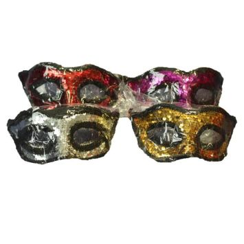 Loup à sequins pour adulte - Couleur au choix